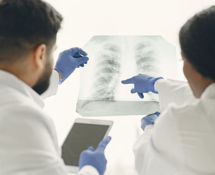 Where is a Chest X-Ray Taken